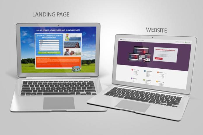 so sanh landing page va website seo hai phong